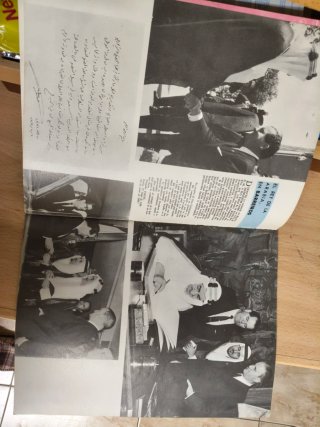 Tres revistas 1966 de Barreiros visita de Franco.