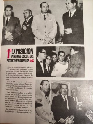Tres revistas 1966 de Barreiros visita de Franco.