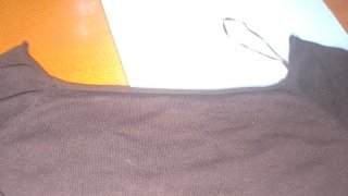 Jersey fino mujer marrón