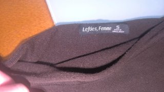 Jersey fino mujer marrón
