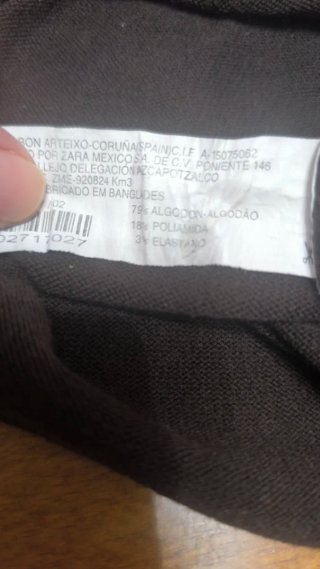 Jersey fino mujer marrón