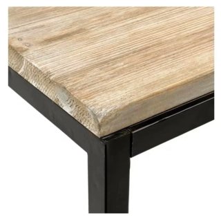 Mesa TV 2 cajones madera y metal