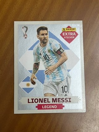 Cromo Mundial Qatar 2022 Panini Messi Extra Oro