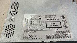 94760 7355354400 sistema audio radio cd fiat punto