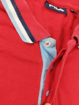 Polo Fila Rojo Talla L