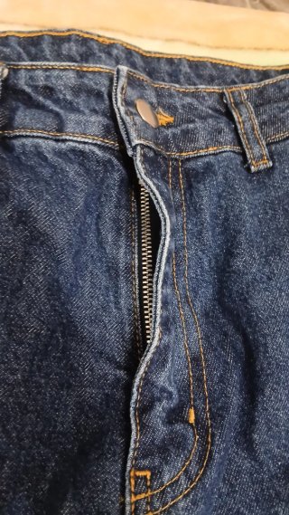 Pantalón vaquero cargo azul