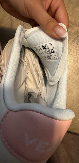 Zapatillas Veja Rosa Palo