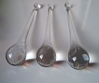 LÁGRIMAS CRISTAL DE MURANO 20'5cm (PRECIO UNIDAD)