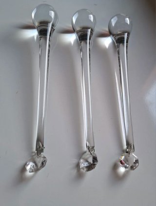 LÁGRIMAS CRISTAL DE MURANO 20'5cm (PRECIO UNIDAD)