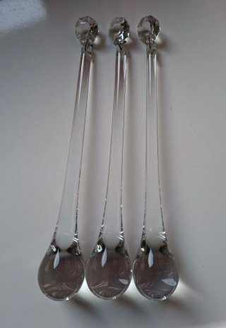 LÁGRIMAS CRISTAL DE MURANO 20'5cm (PRECIO UNIDAD)