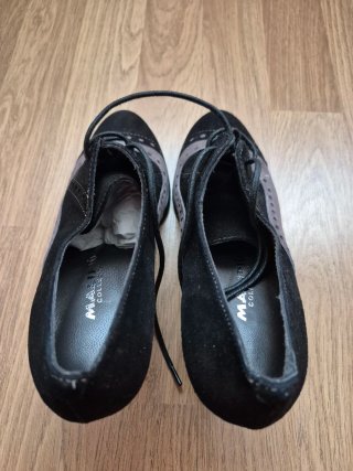 Zapatos tacón mujer negros y grises