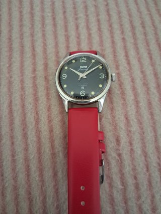Reloj HMT Jawan Negro/Plateado