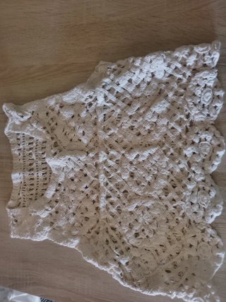 Top Veraniego Tiramisu Blanco Talla Única
