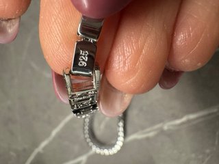 Bracciale Argento 925 Zirconi Rettangolari