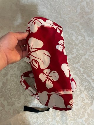 Mochila Quiksilver Roja Flores