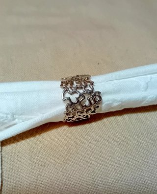 Anillos de plata con diseño