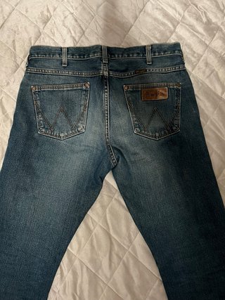 Pantalón Vaquero Vintage Wrangler Azul