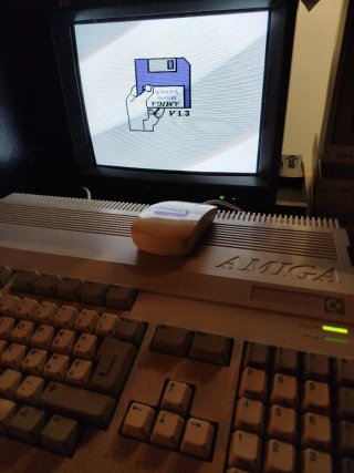 Commodore Amiga 500 con scatola