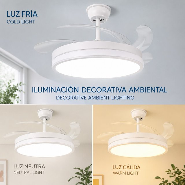 Ventilador de techo 6 velocidades