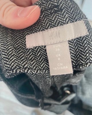 Pantaloni sartoriali grigi H&M Tg S
