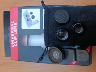 Conjunto 3 Lentes Clip Universal Telemóvel