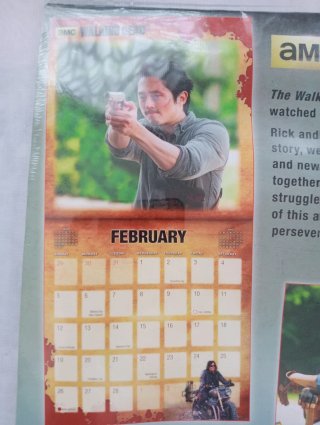 Calendário The Walking Dead 2017 Selado