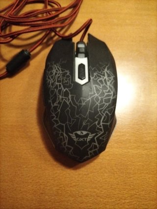 Ratón Gaming Trust GXT 105X Negro/Rojo