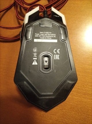 Ratón Gaming Trust GXT 105X Negro/Rojo