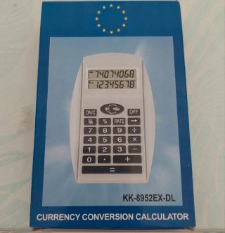 Calculadora Conversora de Divisas KK-8952EX-DL