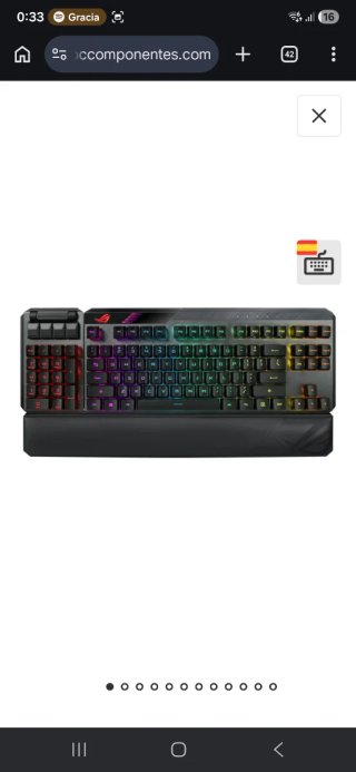 Teclado Asus ROG Claymore II