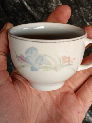 Juego de tazas de café de porcelana