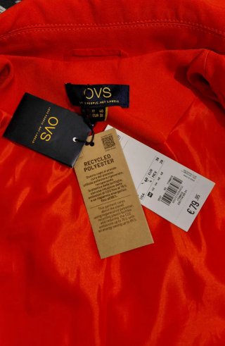 Cappotto arancione donna