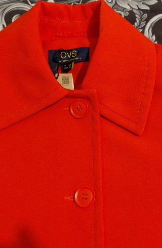 Cappotto arancione donna