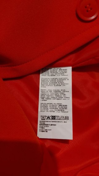 Cappotto arancione donna