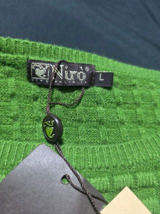 Maglione donna verde lavorato taglia L - nuovo