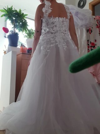 Vestido de Novia Blanco Encaje