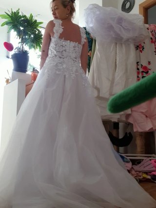 Vestido de Novia Blanco Encaje