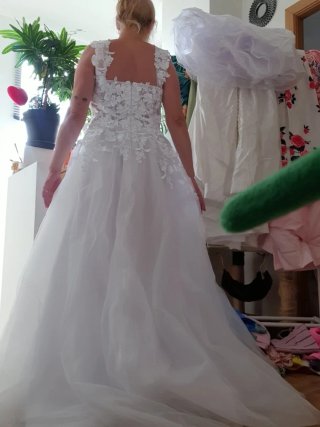Vestido de Novia Blanco Encaje