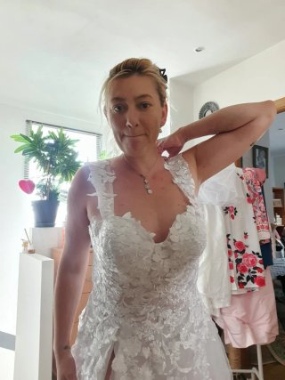 Vestido de Novia Blanco Encaje