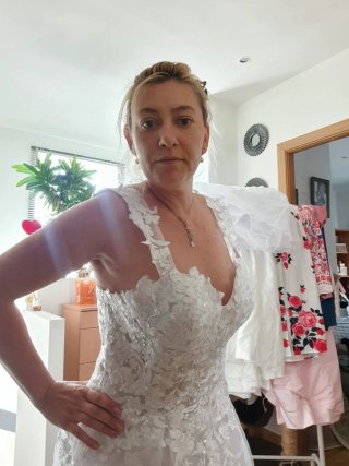 Vestido de Novia Blanco Encaje
