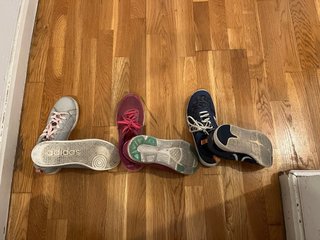 Lote 3 pares zapatillas deportivas T36-37