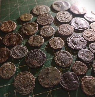 Lote 41 monedas romanas antiguas