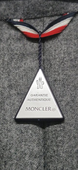 Giacca Moncler uomo lana grigia