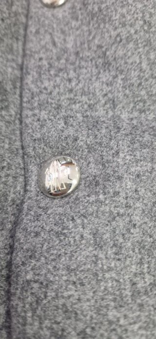 Giacca Moncler uomo lana grigia