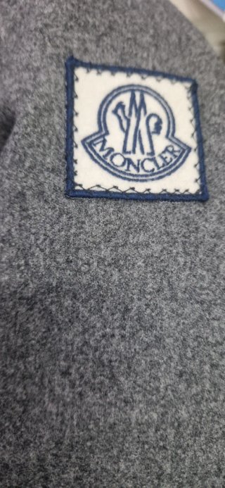 Giacca Moncler uomo lana grigia