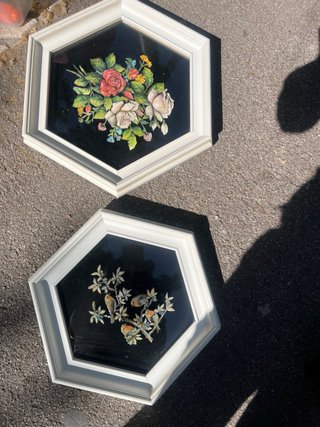 2 Cuadros Decorativos Hexagonales
