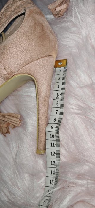 Sandalias ante beige tacon talla 40