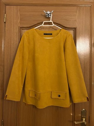 Blusa amarilla mujer talla M