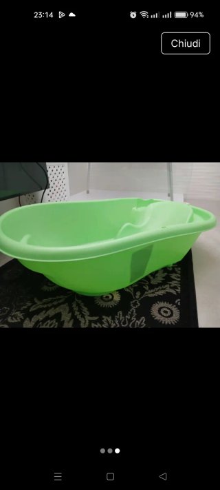 Vaschetta per bagnetto neonato