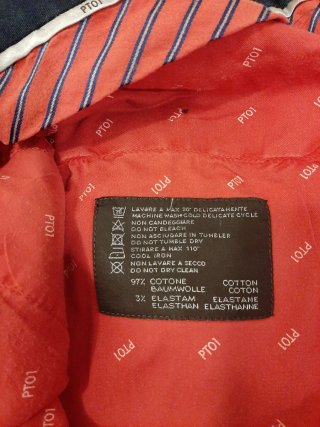 Pantaloni PT01 rossi taglia M